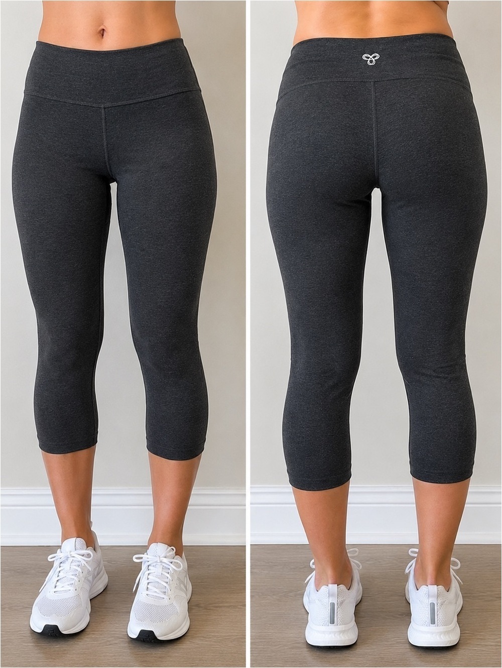 TNA by Aritzia Dark Gray Capri Leggings Women’s Small